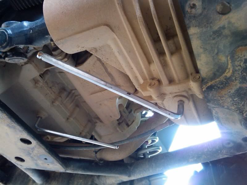 Picture of the oil drain plug location Polaris RZR Forum RZR